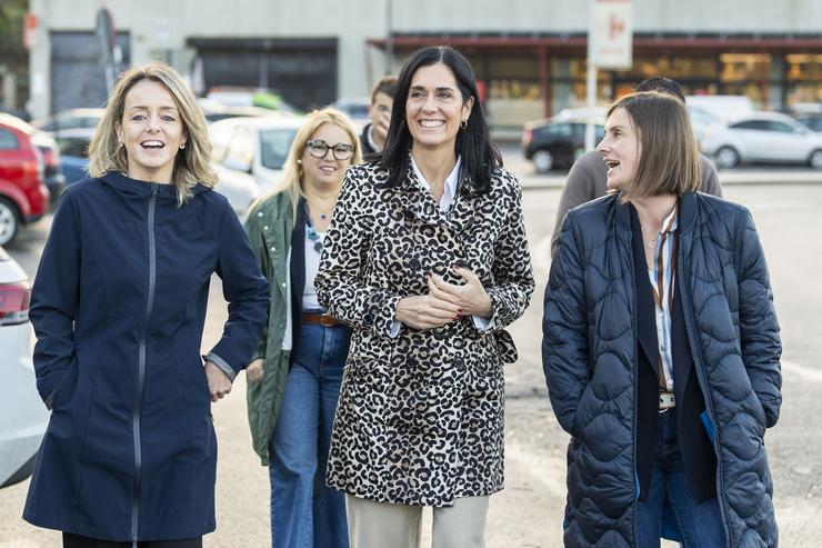 A secretaria xeral do PPdeG, Paula Prado, nun acto en Sanxenxo (Pontevedra). ÍÑIGO ROLÁN / Europa Press