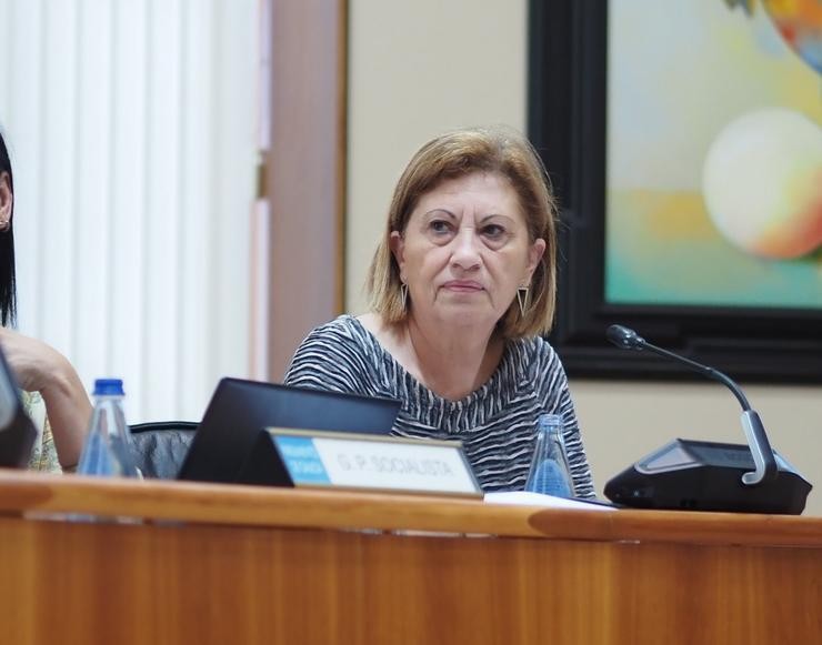 Portavoz de Orzamentos do Grupo Socialista, Elena Espinosa. PSDEG / Europa Press