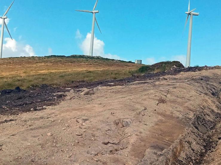 Adega pide paralizar un parque eólico. ADEGA / Europa Press