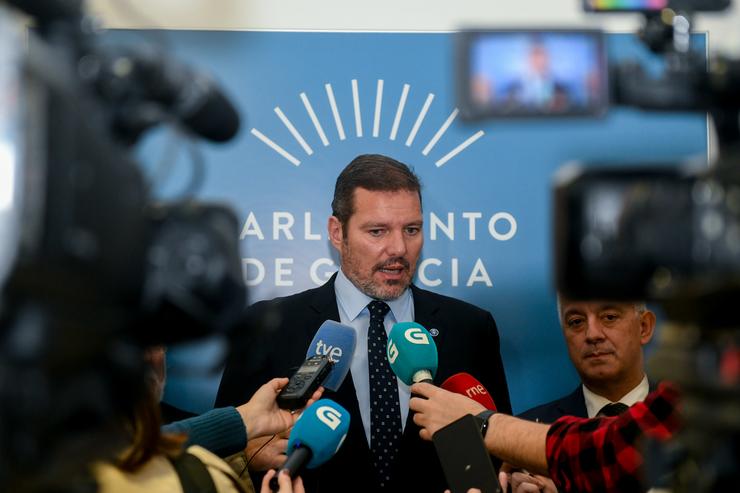 Fotos Xunta / Cultura / Ou Conselleiro De Cultura, Lingua E Xuventude, José López Campos, Mantén Unha Reunión Sobre Lingua Co Presidente Do Parlamento De Galicia. Xunta de Galicia / Europa Press