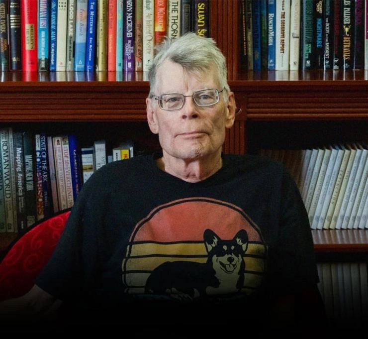 O escritor Stephen King / páxina web persoal