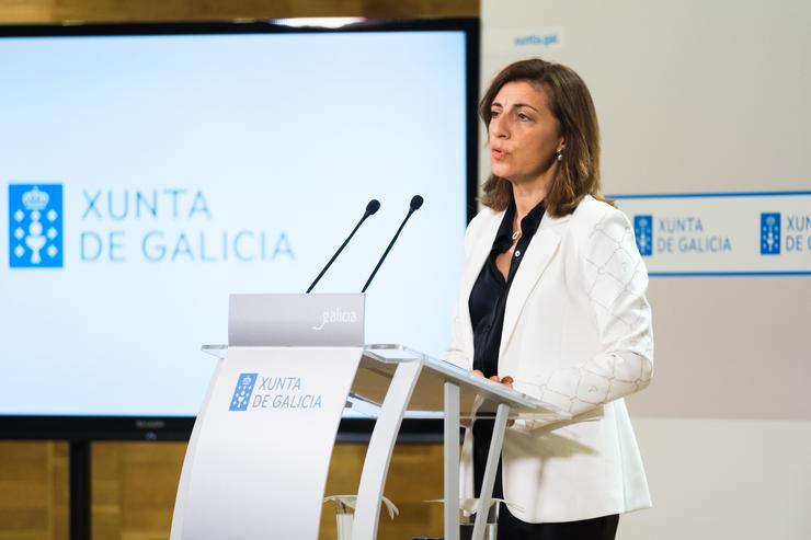 A conselleira de Medio Ambiente e Cambio Climático, Ángeles Vázquez, en rolda de prensa tras o Consello da Xunta / XUNTA - Arquivo