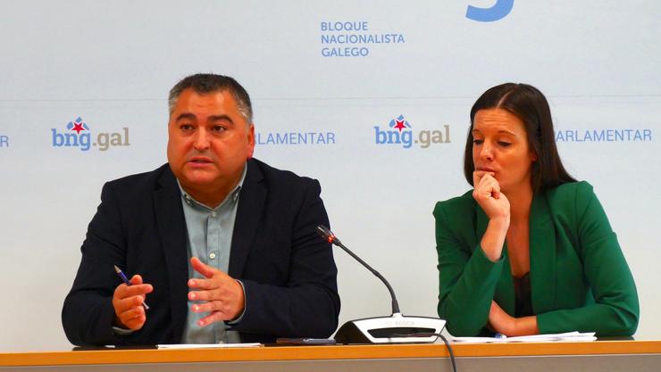 Dirixentes do BNG en rolda de prensa.. BNG / Europa Press