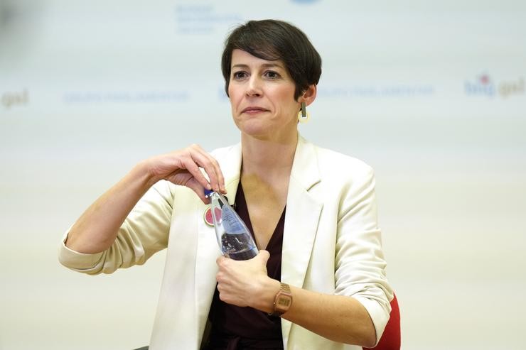 A portavoz nacional do BNG e candidata á Presidencia da Xunta, Ana Pontón, durante unha entrevista para Europa Press, a 18 de xaneiro de 2023, en Santiago de Compostela / Álvaro Ballesteros - Arquivo