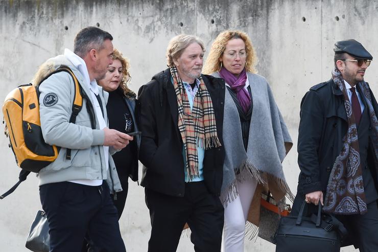 O narcotraficante galego, José Ramón Prado Bugallo (3d), coñecido como Sito Miñanco, á súa chegada á Audiencia Nacional, a 18 de novembro de 2024, en San Fernando de Henares, Madrid / Gustavo Valiente - Arquivo