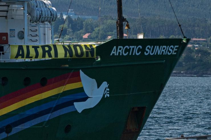 Arquivo - O barco de Greenpeace, Arctic Sunrise / Elena Fernández - Europa Press - Arquivo 