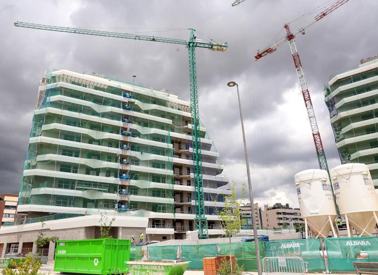 Edificación de vivendas, a 20 de xuño de 2024, / Marta Fernández Jara - Europa Press 