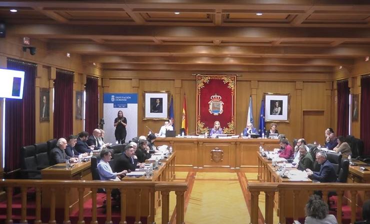 Pleno da Deputación de Ourense. DEPUTACIÓN DE OURENSE / Europa Press