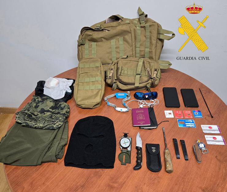 Detido un home de 39 anos acusado de dez roubos en establecementos comerciais de Vilalba / GARDA CIVIL