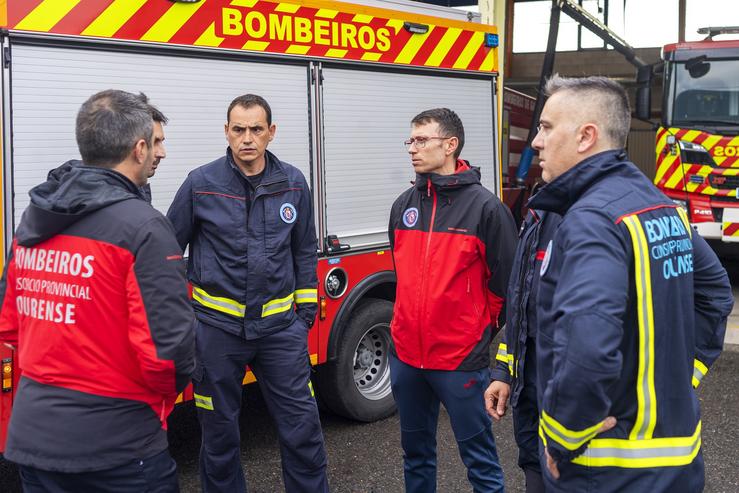Bombeiros do Consorcio Provincial de Ourense desprázanse a Valencia para axudar aos afectados pola DANA / ALBERTE PAZ