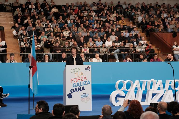 A líder do BNG, Ana Pontón, intervén na XVIII Asemblea Nacional do BNG / BNG