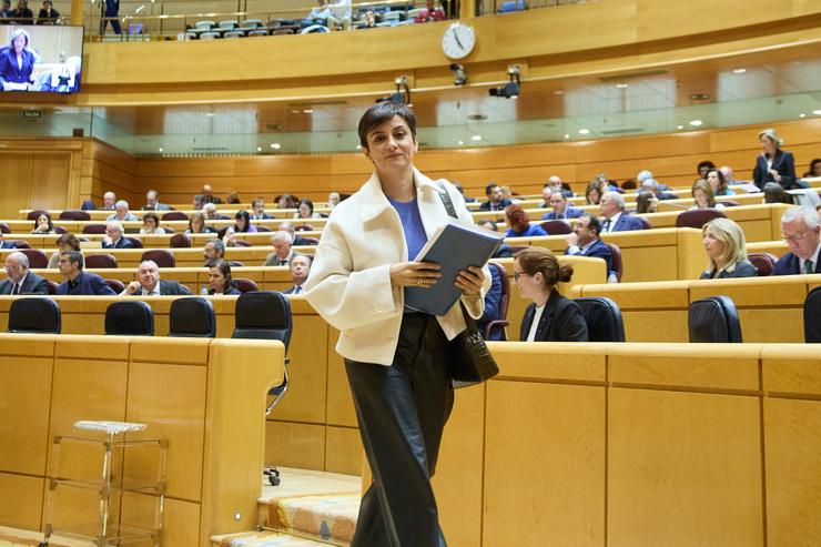 A ministra de Vivenda e Axenda Urbana, Isabel Rodríguez, no Senado, a 12 de novembro de 2024, en Madrid / Jesús Hellín - Arquivo