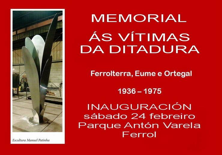 Unha escultura homenaxeará ás máis de 900 persoas asasinadas polo franquismo en Ferrolterra / ASOCIACIÓN MEMORIA HISTÓRICA DEMOCRÁTICA