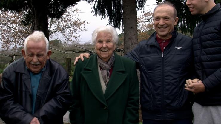 Manuel e Carme, de 95 e 100 anos, veciños de Celanova 