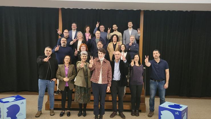 Presentación da candidatura do BNG pola Coruña ás eleccións autonómicas do próximo 18 de febreiro. BNG