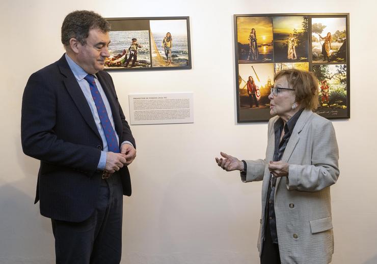 Román Rodríguez xunto con Mary Quintero / XUNTA