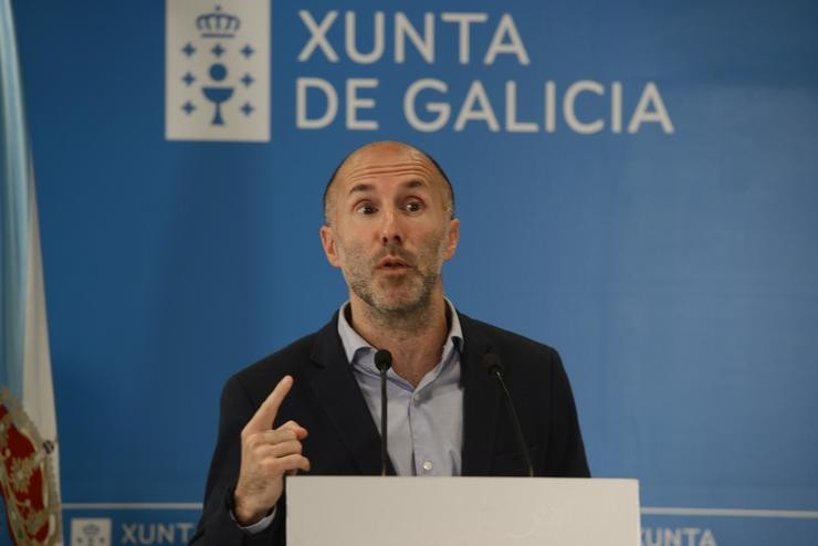O alcalde da cidade, Gonzalo Pérez Jácome, ofrece unha rolda de prensa. Rosa Veiga - Europa Press - Arquivo