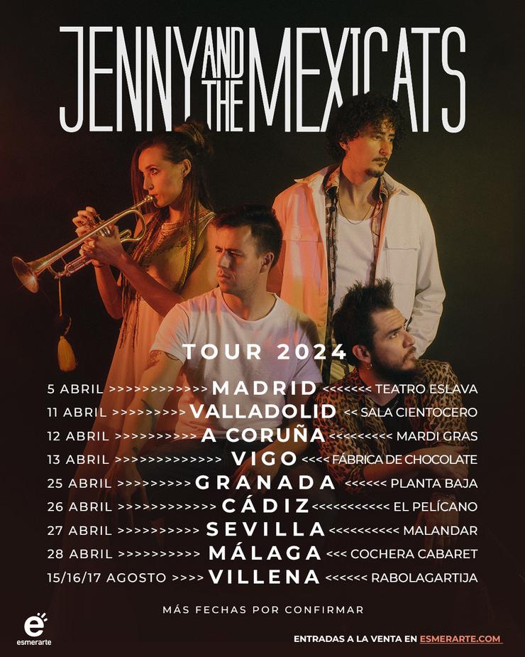 Jenny and The Mexicats anuncia 8 datas en cidades españolas na súa nova xira. JENNY AND THE MEXICATS / Europa Press