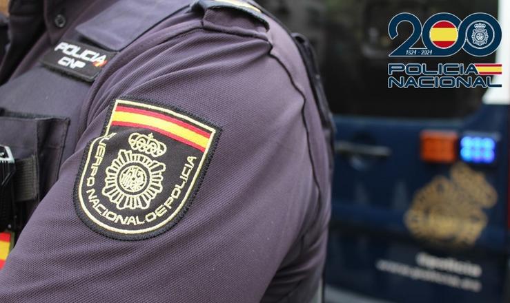 Axente da Policía Nacional. Arquivo.. POLICÍA NACIONAL