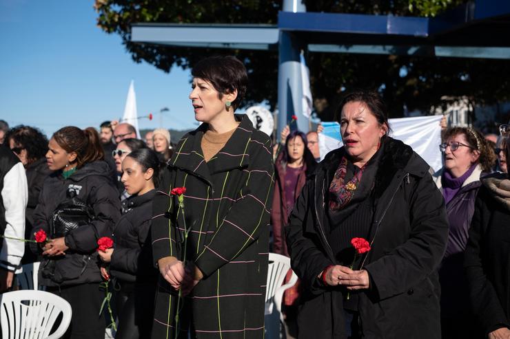 Ana Pontón participa nun acto político en Rianxo.. BNG / Europa Press