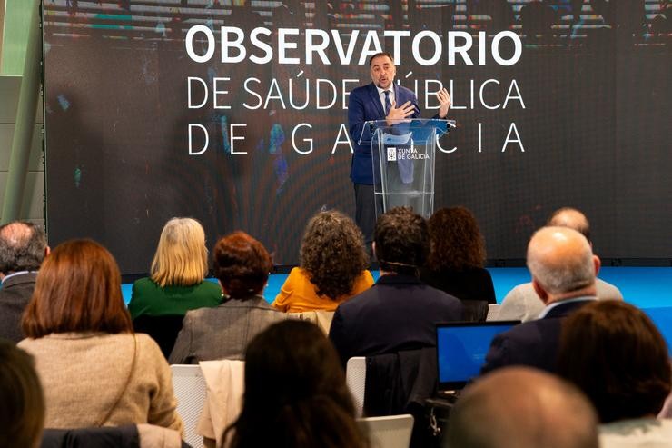 O conselleiro de Sanidade, Xullo García Comesaña, presenta o Observatorio de Saúde Pública de Galicia.. XUNTA / Europa Press