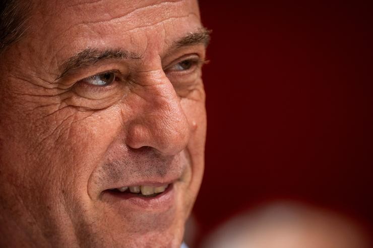 O candidato do PSdeG á Presidencia da Xunta, José Ramón Gómez Besteiro, en rolda de prensa /  AGOSTIME - Arquivo / Europa Press