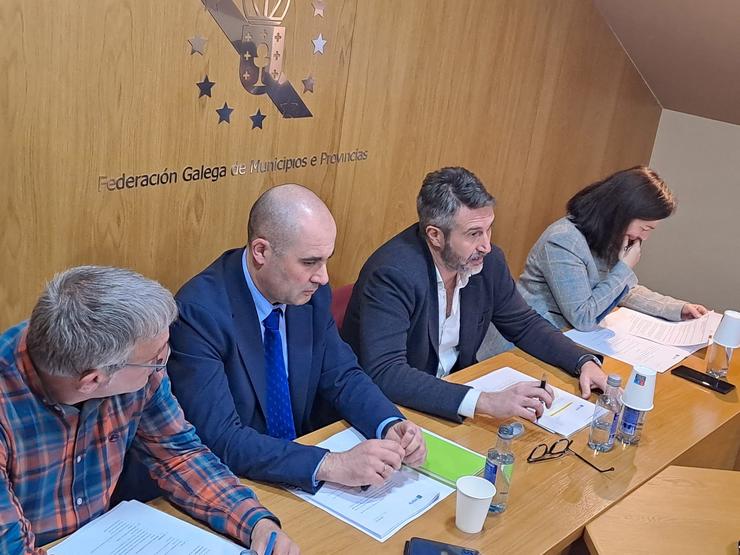 Reunión da executiva da Fegamp. FEGAMP / Europa Press