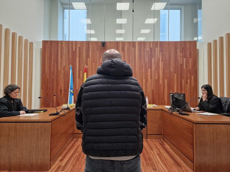 Imaxe dun acusado durante o xuízo / PEDRO DAVILA