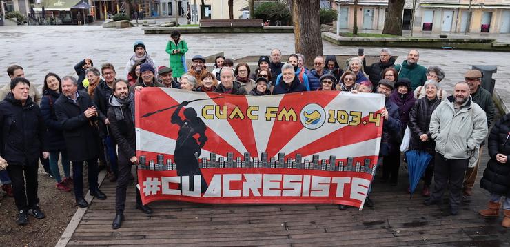 Roteiro da Amega, organizada polo Xornal da Coruña e a Asociación Alexandre Bóveda, na Coruña, xunto cos impulsores de CUAC FM / XdC