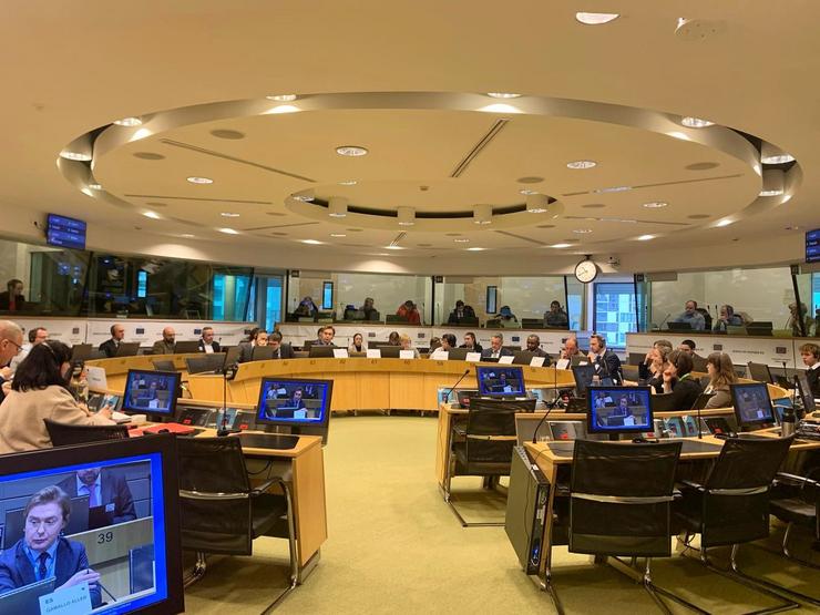 O director xeral de Relacións Exteriores e coa UE, Jesús Gamallo participa nun encontro da Comisión de Cidadanía. XUNTA / Europa Press