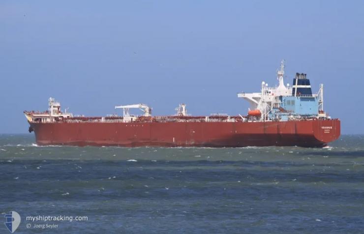 O petroleiro Neón / Marinetraffic