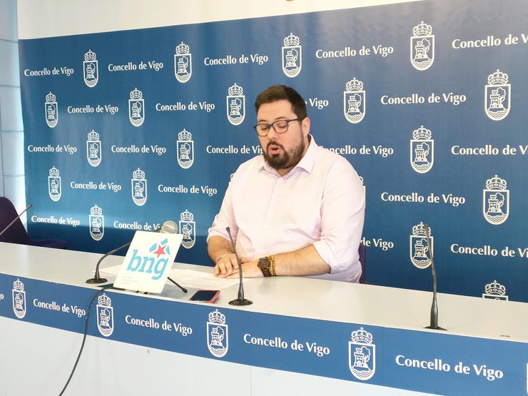 O portavoz do BNG no Concello de Vigo, Xabier Pérez Igrexas. / Europa Press