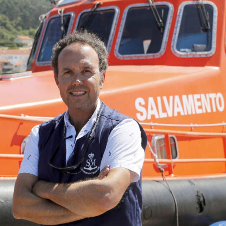 Manuel Capeáns, xefe de Salvamento Marítimo de Fisterra 