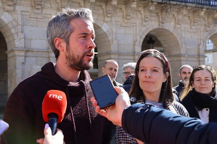 O portavoz do BNG de Lugo, Rubén Arroxo, e a deputada electa do BNG, Olalla Rodil / BNG