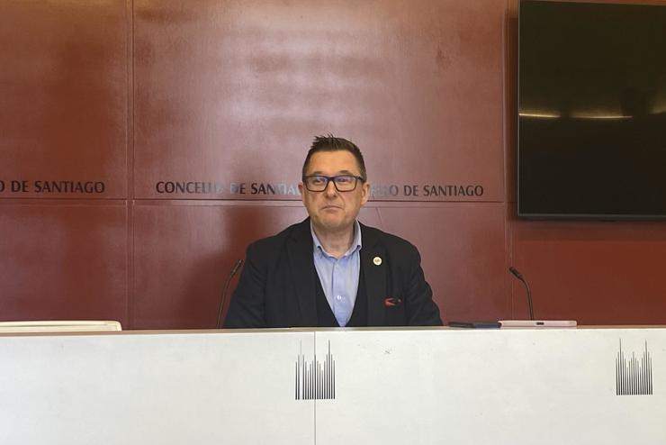 O concelleiro do PP de Santiago José Ramón de la Fuente. / Europa Press