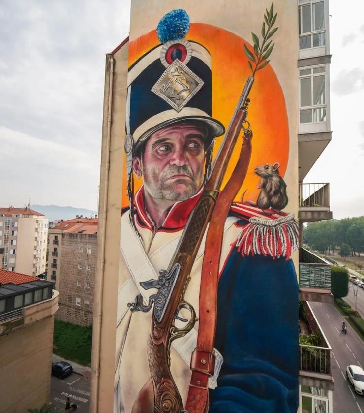 Mural de Diego AS en Vigo 