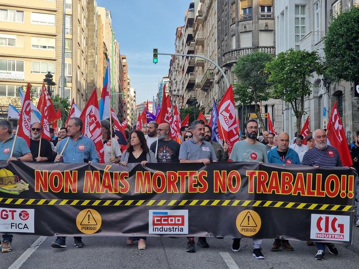Imaxe da manifestación deste xoves.. PEDRO DAVILA-EUROPA PRESS