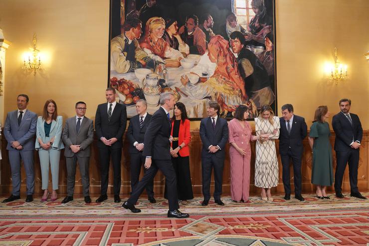 Toma de posesión conselleiros de novo goberno de Galicia. ÁLVARO BALLESTEROS 