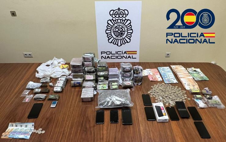 Operación antidroga en Ourense. POLICÍA NACIONAL 