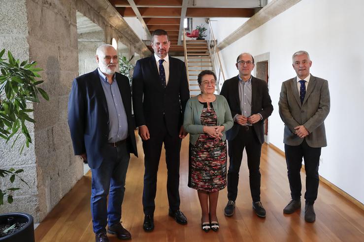 O conselleiro de Cultura, Lingua e Xuventude, José López Campos, visita o Consello da Cultura Galega / XUNTA