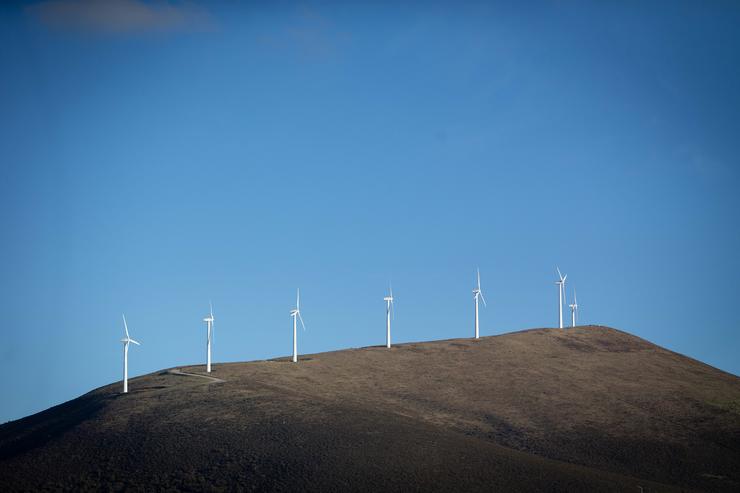 Arquivo - Varios aeroxeradores no parque eólico de Vilachá, a 15 de marzo de 2024, en Lugo, Galicia (España). Devandito parque, que se atopa entre os concellos lucenses de Ourol e Muras, viu paralizada (polo Tribunal Superior de Xustiza de Ga. Carlos Castro - Europa Press - Arquivo / Europa Press