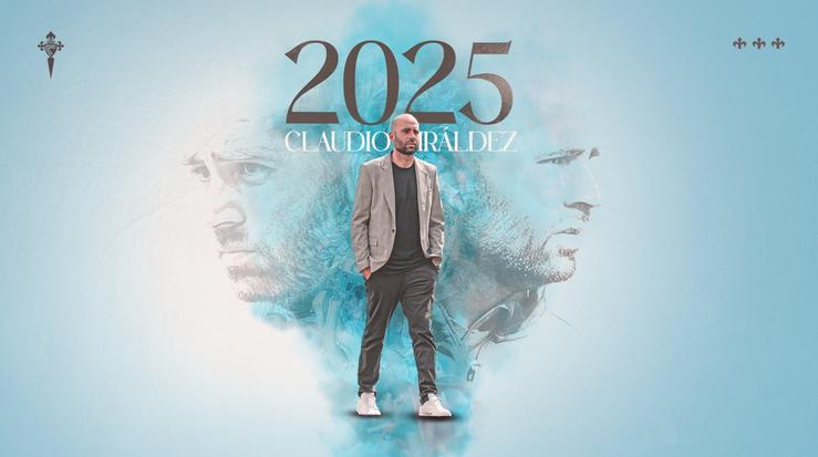 Claudio Giráldez, adestrador do RC Celta / RC Celta