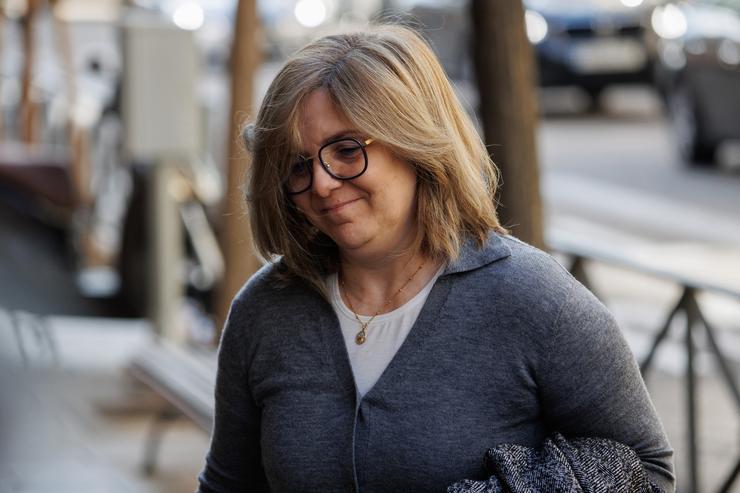 Arquivo - A secretaria federal do PSOE exterior, Pilar Cancela, á súa chegada a unha reunión executiva federal do PSOE na sede da rúa Ferraz, a 19 de febreiro de 2024, en Madrid (España). O PSOE sufriu o seu peor resultado histórico nas elecc. Alejandro Martínez Vélez - Europa Press - Arquivo / Europa Press