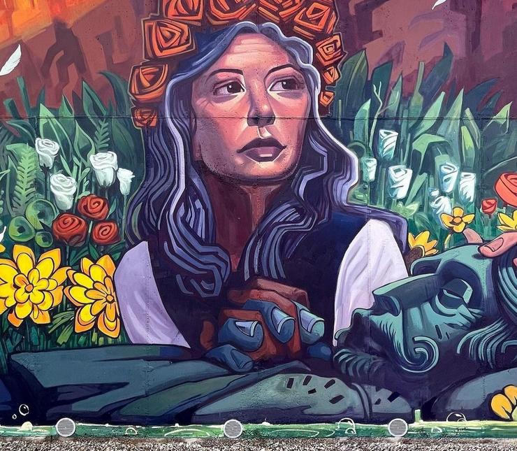 Mural de Novenoel en Rianxo 