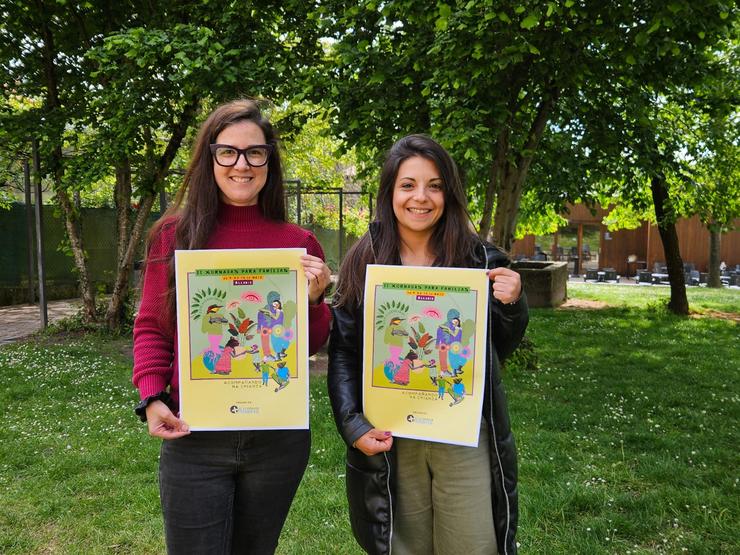 Uxía Fernández e Tania Álvarez na presentación das xornadas. Foto: Comunicación Concello de Allariz.