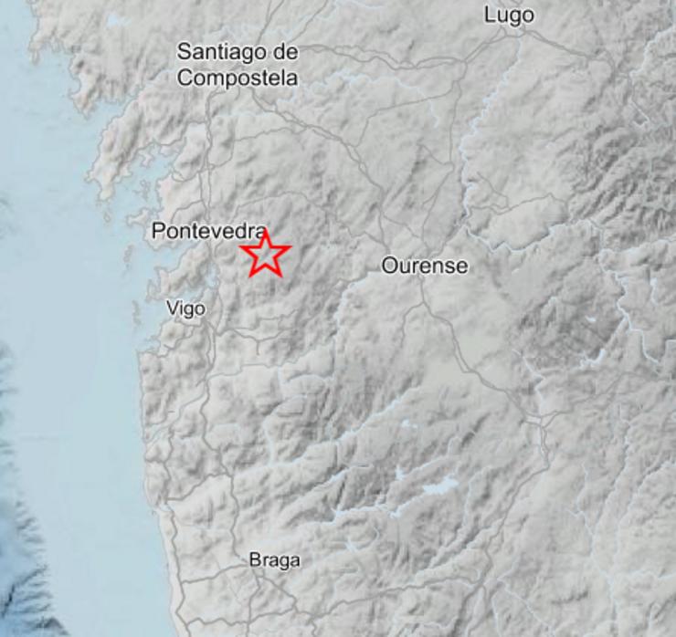 Terremoto Fornelos de Montes / IGN