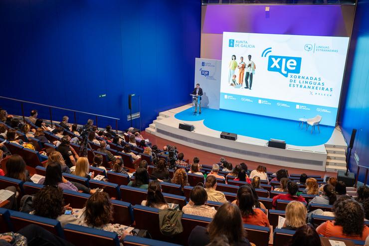 O conselleiro de Educación, Ciencia, Universidades e FP, Román Rodríguez, inaugura as Xornadas de Linguas Estranxeiras 