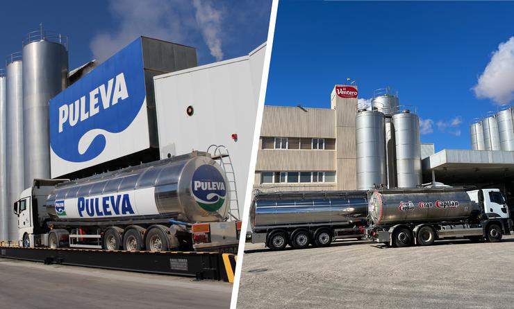 Recollida de leite de Lactalis. LACTALIS / Europa Press