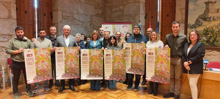 Presentación das festas do Corpus Christi 2024 de Ponteareas, declarada Festa de Interese Internacional e Ben de Interese Cultural / CONCELLO DE PONTEAREAS