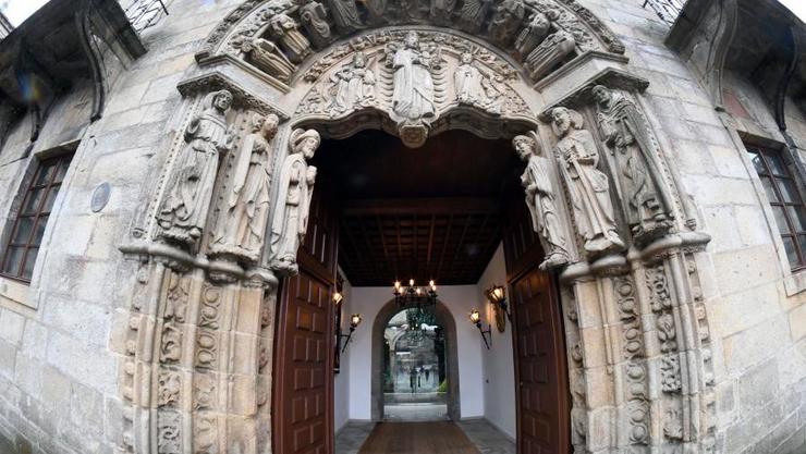 Reitorado da Universidade de Santiago de Compostela (USC), no Pazo de Fonseca.. USC